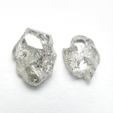 3.24cttw 2pc 9.35x7.33x3.75mm 8.11x5.86x2.38mm Polished Raw Diamond Matching Pair 🇨🇦 27980-01 - Lelya - bespoke engagement and wedding rings made in Scotland, UK