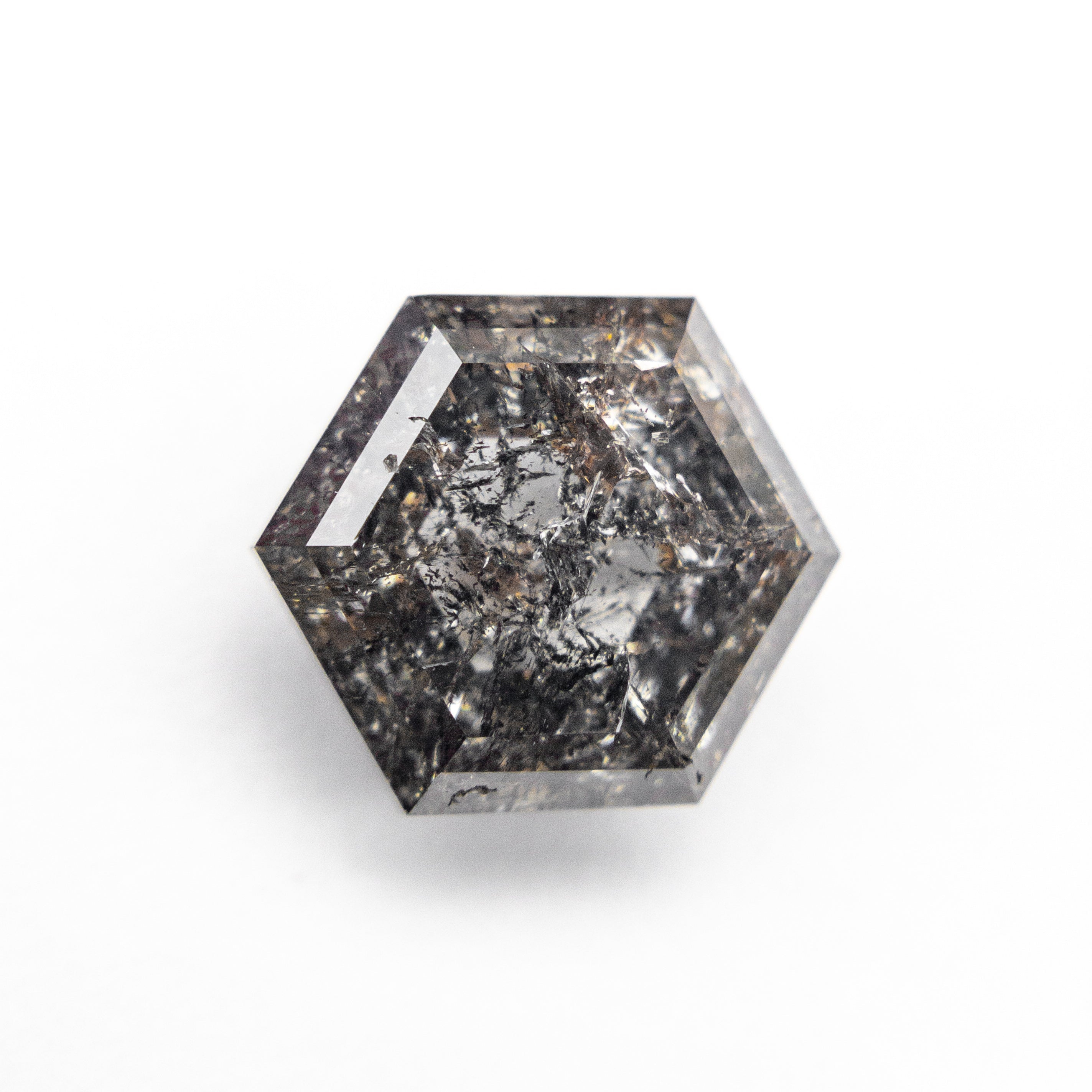 3.25ct 9.54x8.38x4.54mm Hexagon Rosecut 27550 - 02 - Lelya - bespoke engagement and wedding rings made in Scotland, UK