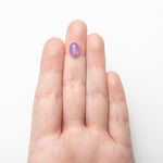 3.32ct 10.38x7.30x5.08mm Oval Sugarloaf Cabochon Sapphire 28218-01 - Lelya - bespoke engagement and wedding rings made in Scotland, UK