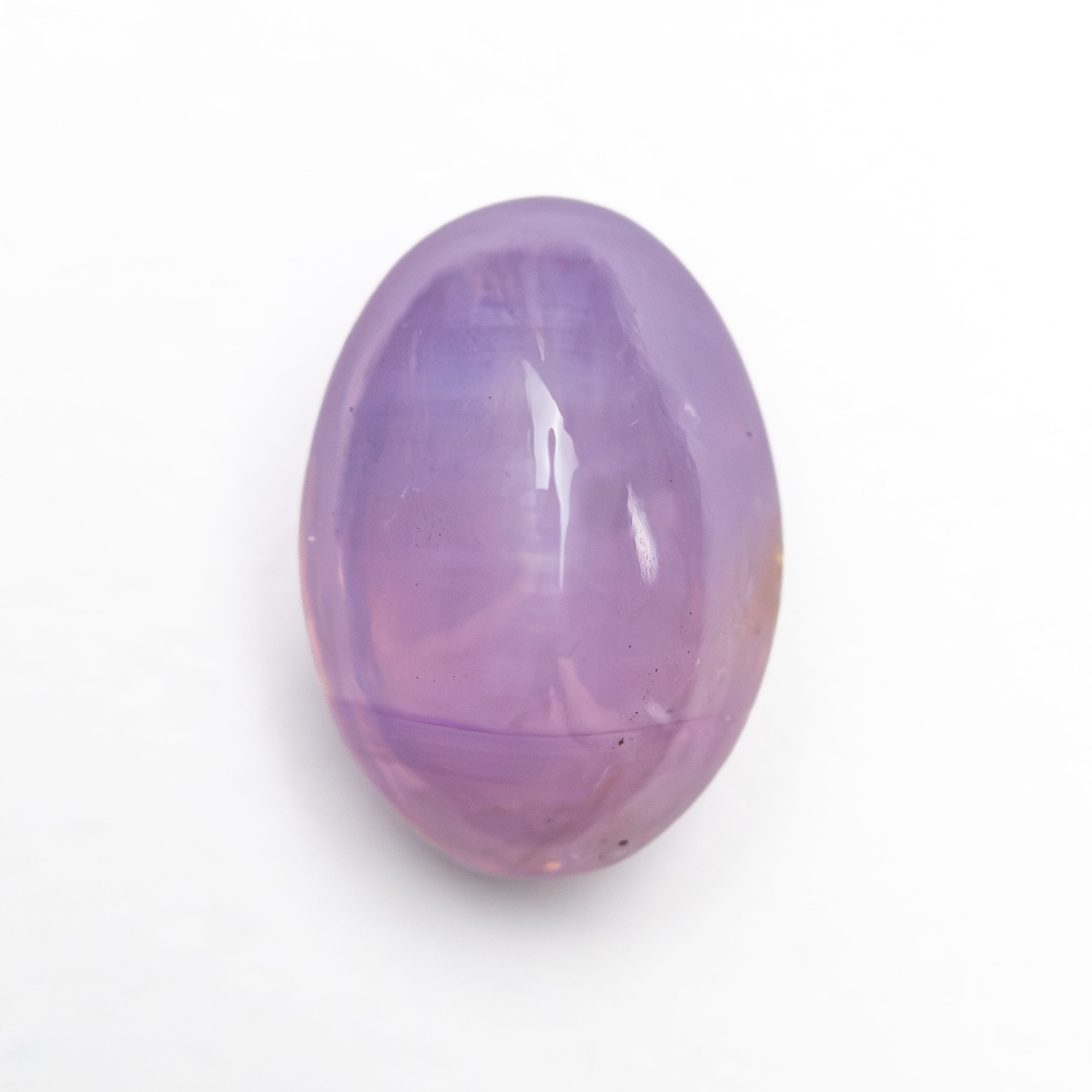 3.32ct 10.38x7.30x5.08mm Oval Sugarloaf Cabochon Sapphire 28218-01 - Lelya - bespoke engagement and wedding rings made in Scotland, UK