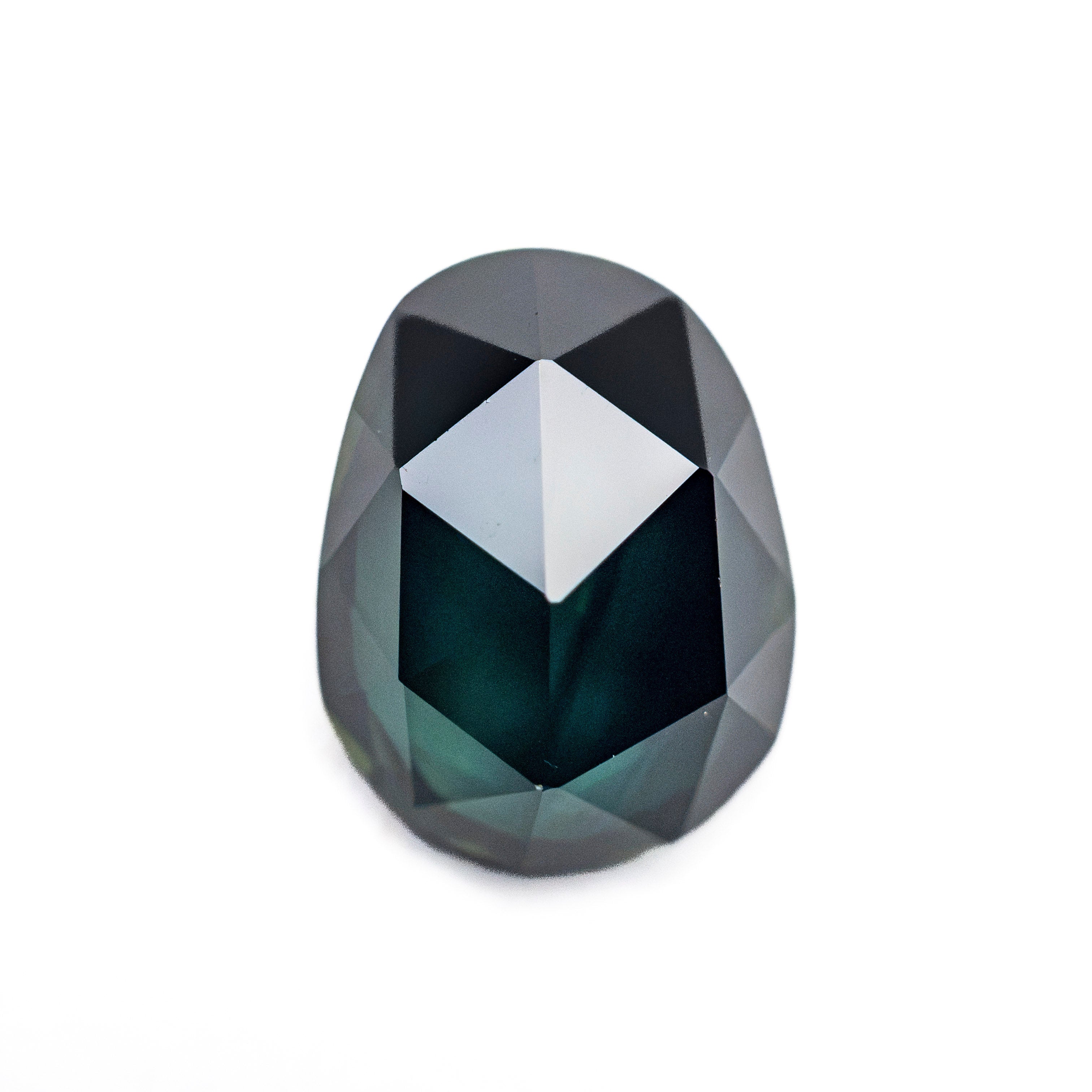 3.34ct 9.91x7.69x4.53mm Pear Double Cut Sapphire 28298-12 - Lelya - bespoke engagement and wedding rings made in Scotland, UK