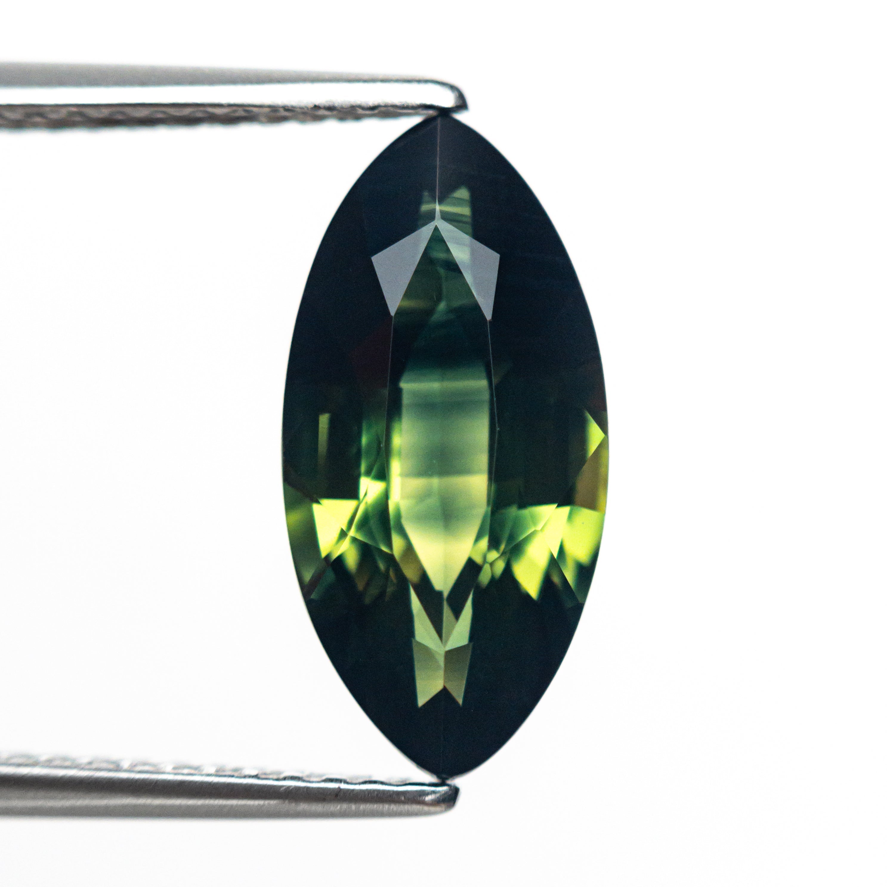 3.35ct 14.12x6.94x4.48mm Marquise Brilliant Sapphire 25731-01 - Lelya - bespoke engagement and wedding rings made in Scotland, UK