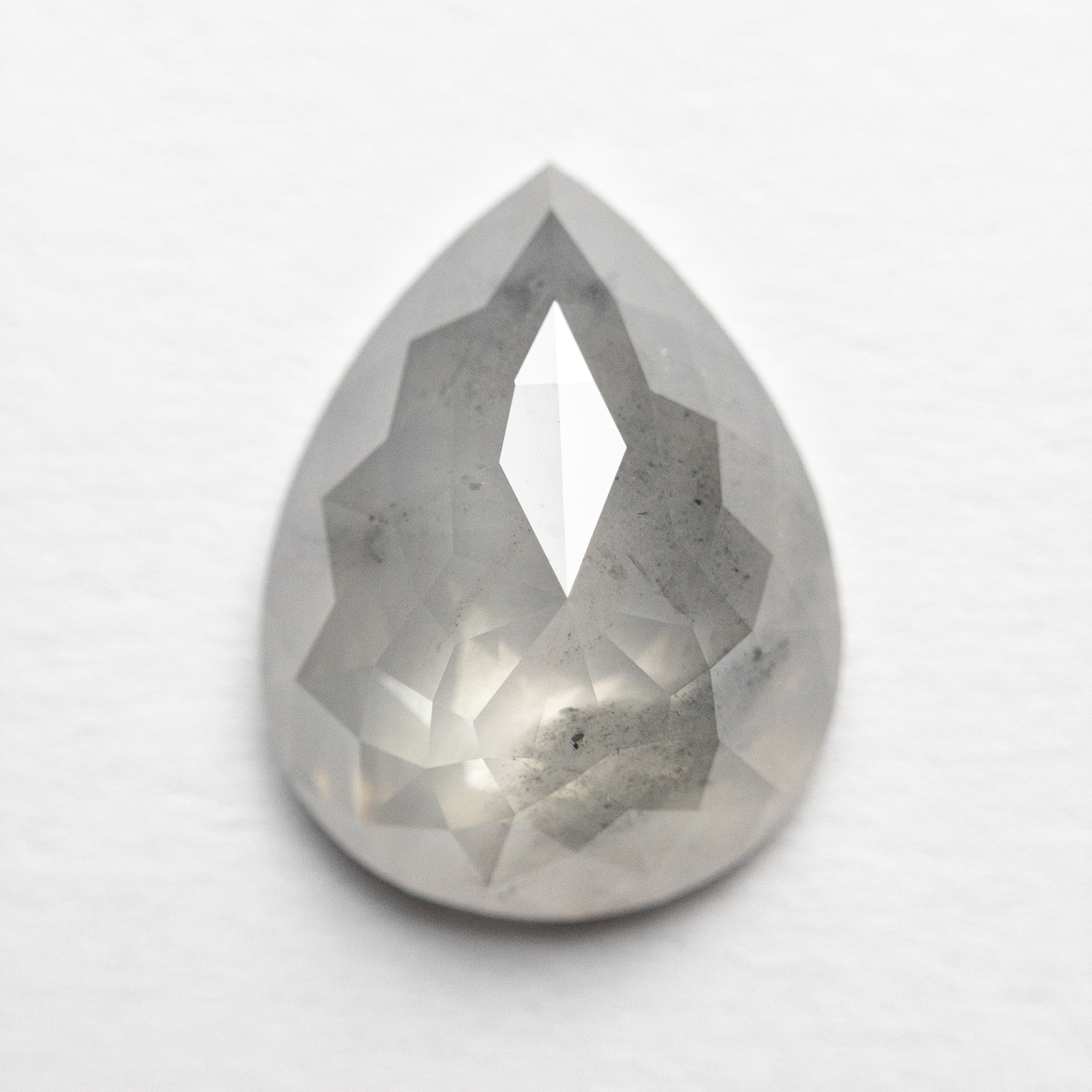 3.41ct 12.12x9.29x4.12mm Pear Rosecut 20901 - 19 - Lelya - bespoke engagement and wedding rings made in Scotland, UK