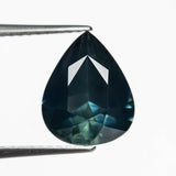 3.46ct 10.89x8.84x5.43mm Pear Brilliant Sapphire 27149 - 01 - Lelya - bespoke engagement and wedding rings made in Scotland, UK