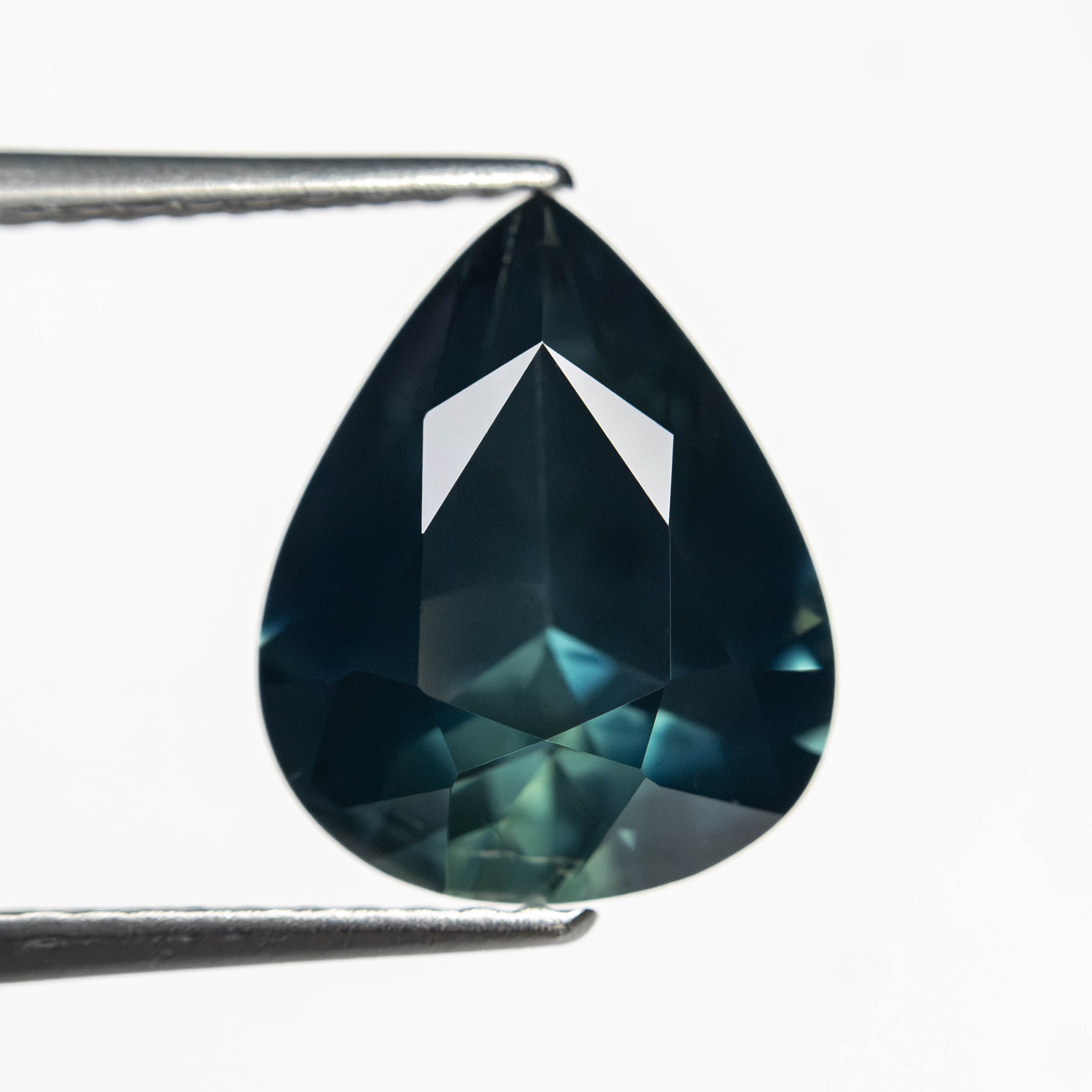 3.46ct 10.89x8.84x5.43mm Pear Brilliant Sapphire 27149 - 01 - Lelya - bespoke engagement and wedding rings made in Scotland, UK