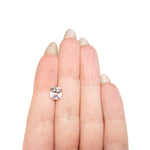 3.49ct 8.26x7.62x6.15mm Cushion Brilliant Sapphire 28208-01 - Lelya - bespoke engagement and wedding rings made in Scotland, UK