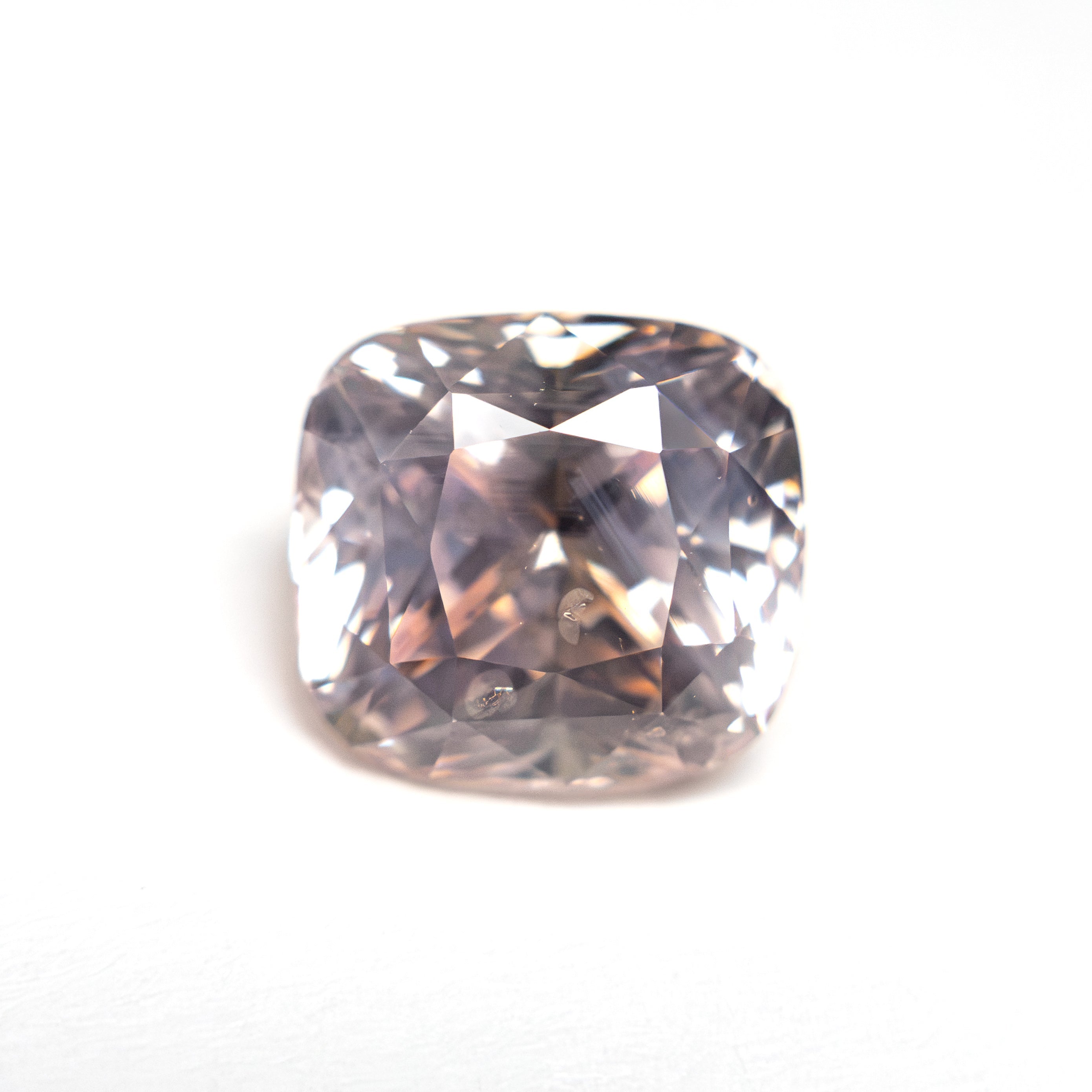 3.49ct 8.26x7.62x6.15mm Cushion Brilliant Sapphire 28208-01 - Lelya - bespoke engagement and wedding rings made in Scotland, UK