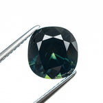 3.67ct 9.22x8.77x5.90mm Cushion Brilliant Sapphire 25377 - 01 - Lelya - bespoke engagement and wedding rings made in Scotland, UK