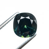 3.67ct 9.22x8.77x5.90mm Cushion Brilliant Sapphire 25377 - 01 - Lelya - bespoke engagement and wedding rings made in Scotland, UK