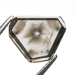 3.68ct 10.25x12.35x2.56mm Shield Portrait Cut 27785-03 - Lelya - bespoke engagement and wedding rings made in Scotland, UK