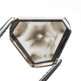 3.68ct 10.25x12.35x2.56mm Shield Portrait Cut 27785-03 - Lelya - bespoke engagement and wedding rings made in Scotland, UK