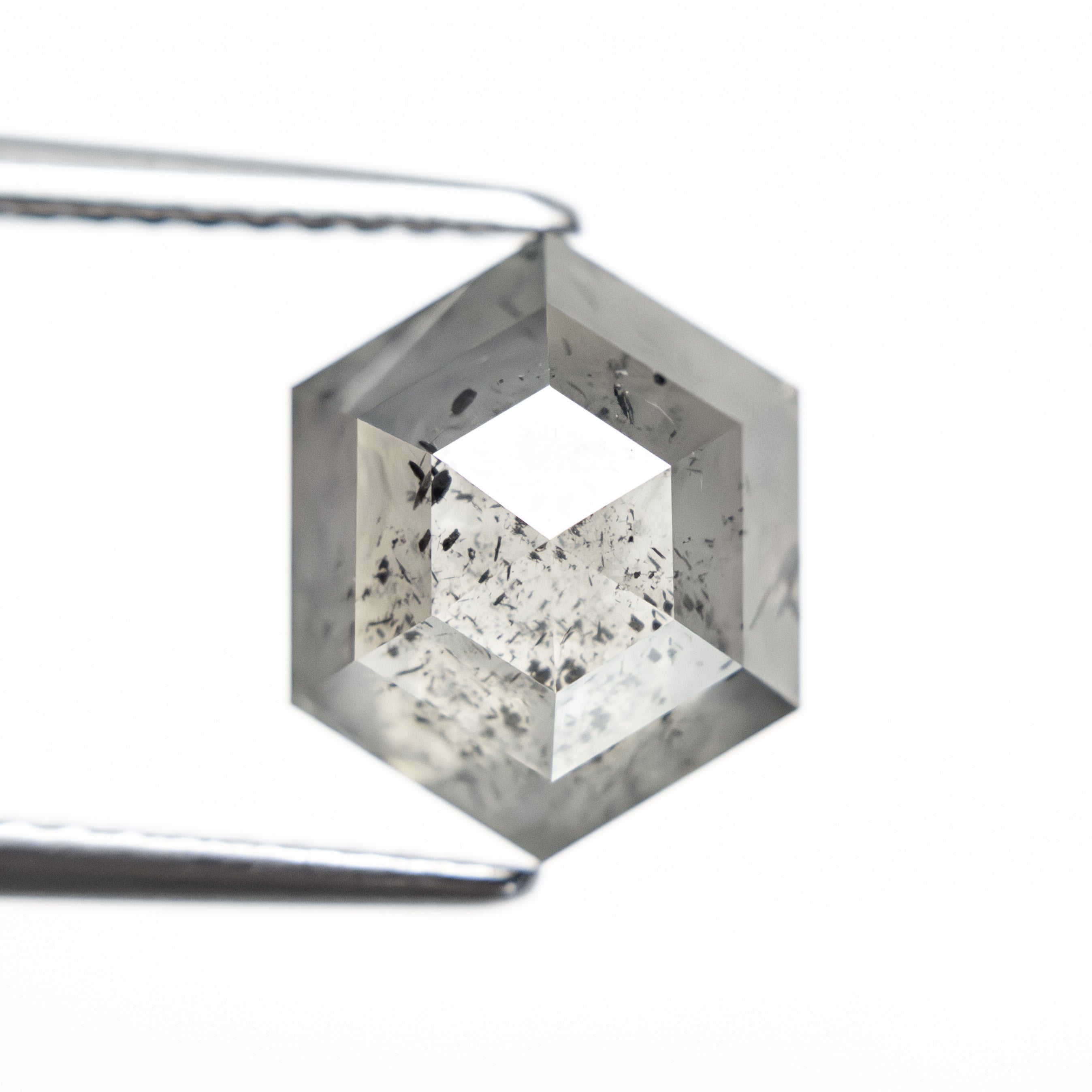 3.70ct 10.08x8.19x5.15mm Hexagon Step Cut 27539 - 09 - Lelya - bespoke engagement and wedding rings made in Scotland, UK