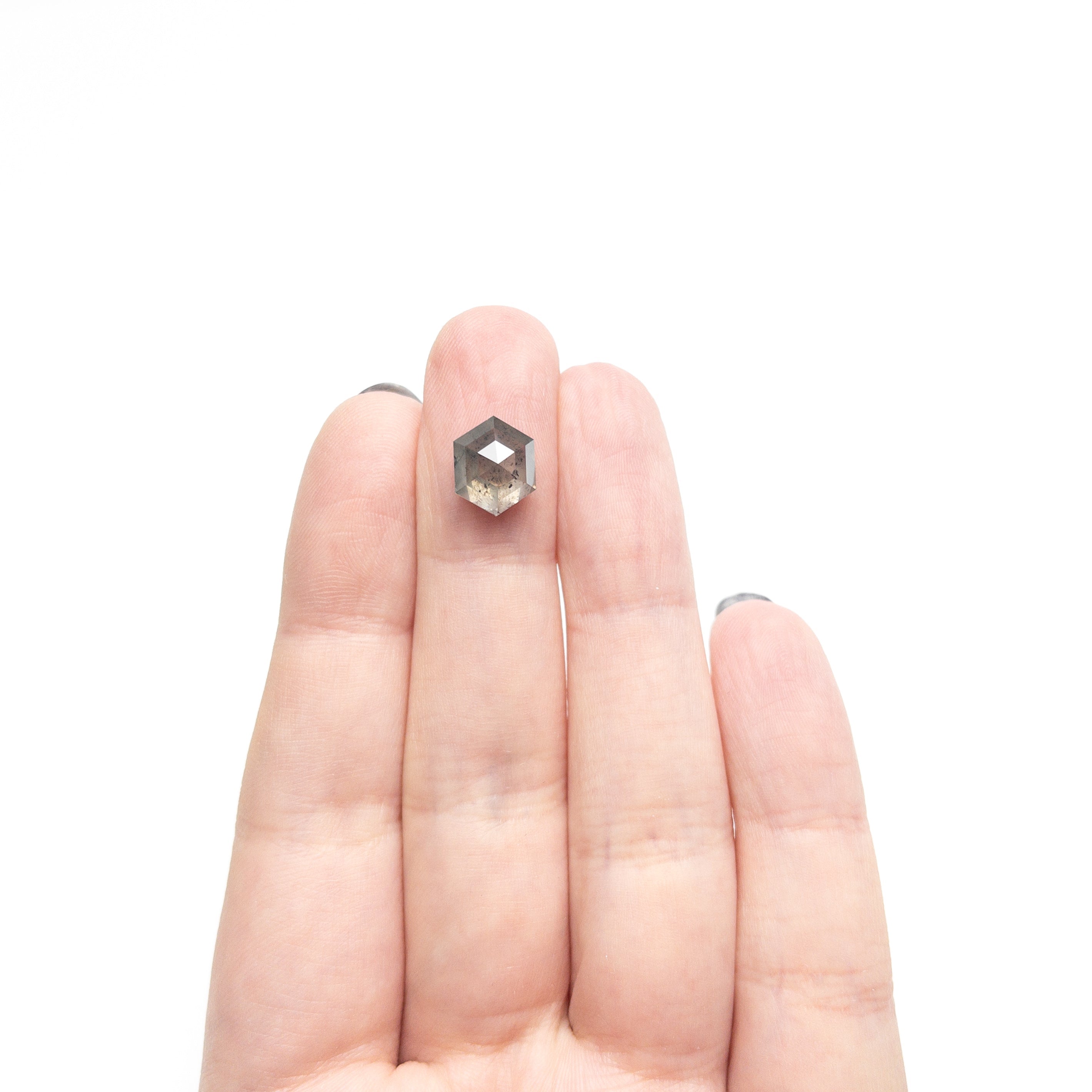 3.70ct 10.08x8.19x5.15mm Hexagon Step Cut 27539 - 09 - Lelya - bespoke engagement and wedding rings made in Scotland, UK
