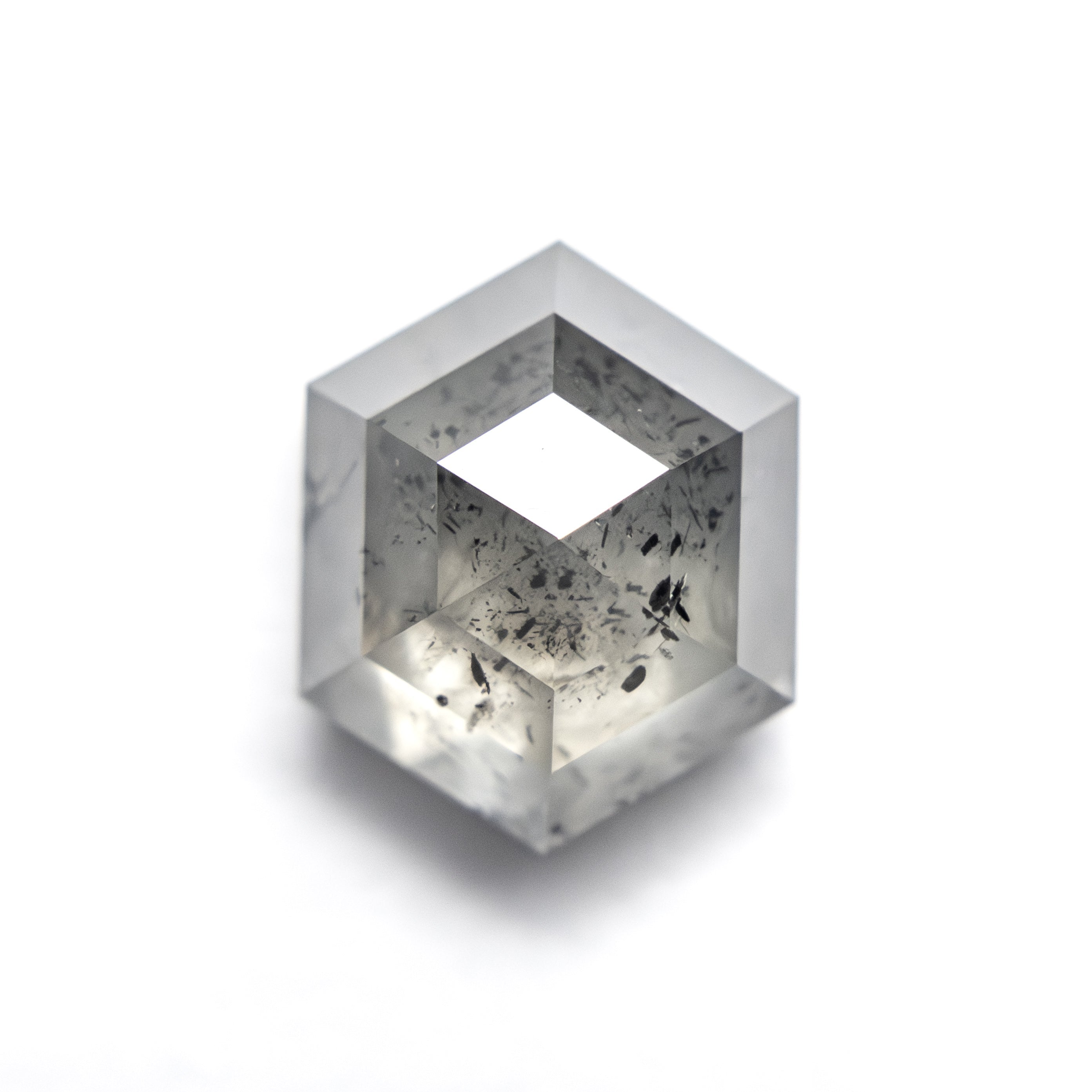 3.70ct 10.08x8.19x5.15mm Hexagon Step Cut 27539 - 09 - Lelya - bespoke engagement and wedding rings made in Scotland, UK