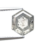 3.70ct 10.08x8.19x5.15mm Hexagon Step Cut 27539 - 09 - Lelya - bespoke engagement and wedding rings made in Scotland, UK