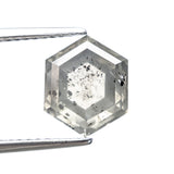 3.70ct 10.08x8.19x5.15mm Hexagon Step Cut 27539 - 09 - Lelya - bespoke engagement and wedding rings made in Scotland, UK