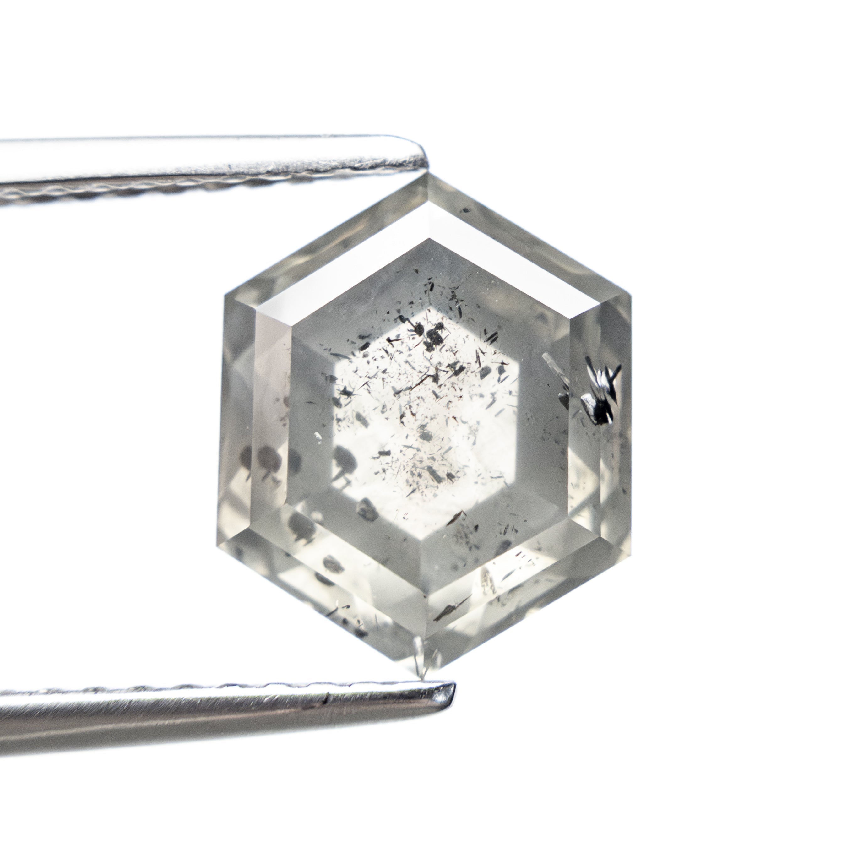 3.70ct 10.08x8.19x5.15mm Hexagon Step Cut 27539 - 09 - Lelya - bespoke engagement and wedding rings made in Scotland, UK