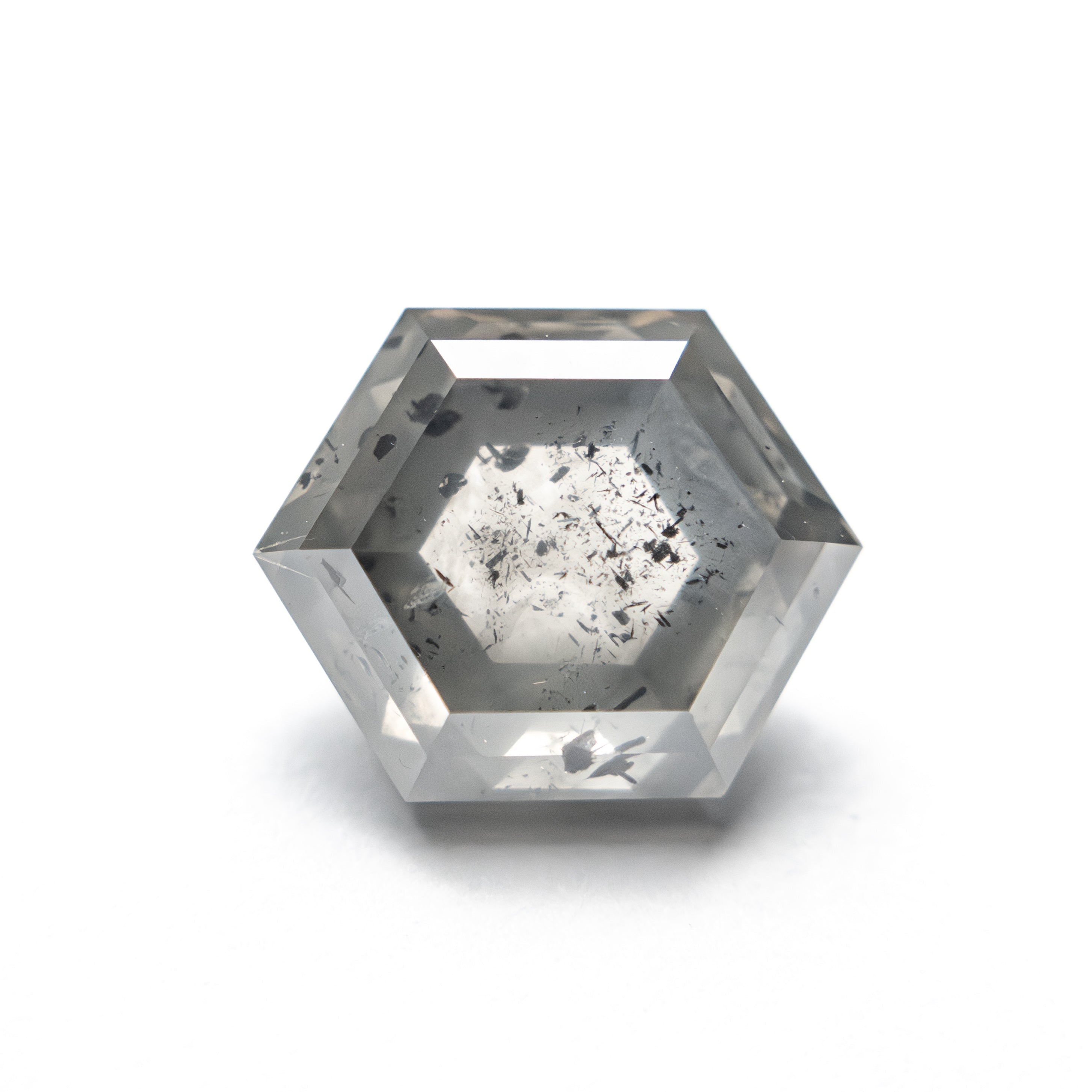 3.70ct 10.08x8.19x5.15mm Hexagon Step Cut 27539 - 09 - Lelya - bespoke engagement and wedding rings made in Scotland, UK