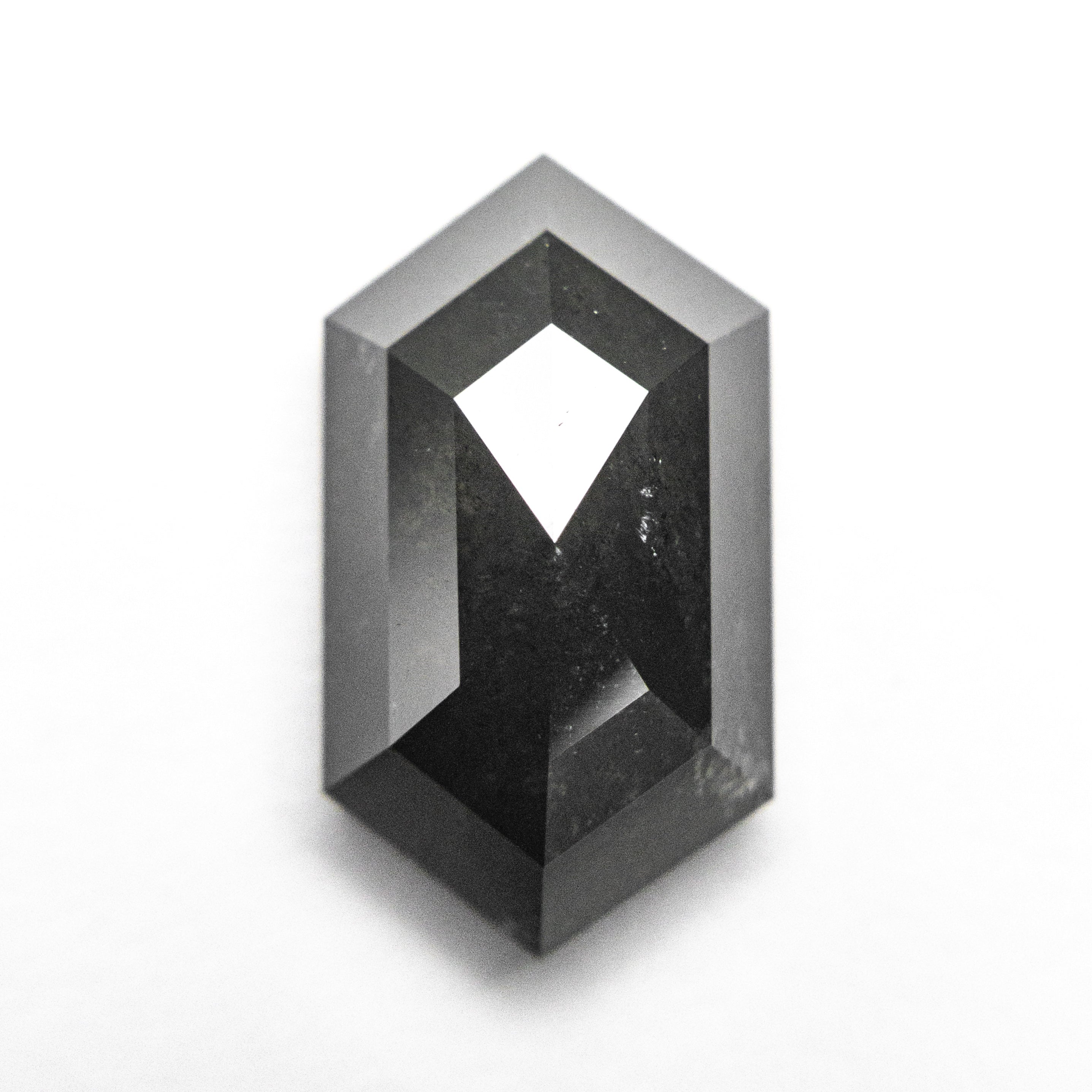 3.92ct 13.55x7.57x4.34mm Hexagon Rosecut 27549 - 03 - Lelya - bespoke engagement and wedding rings made in Scotland, UK
