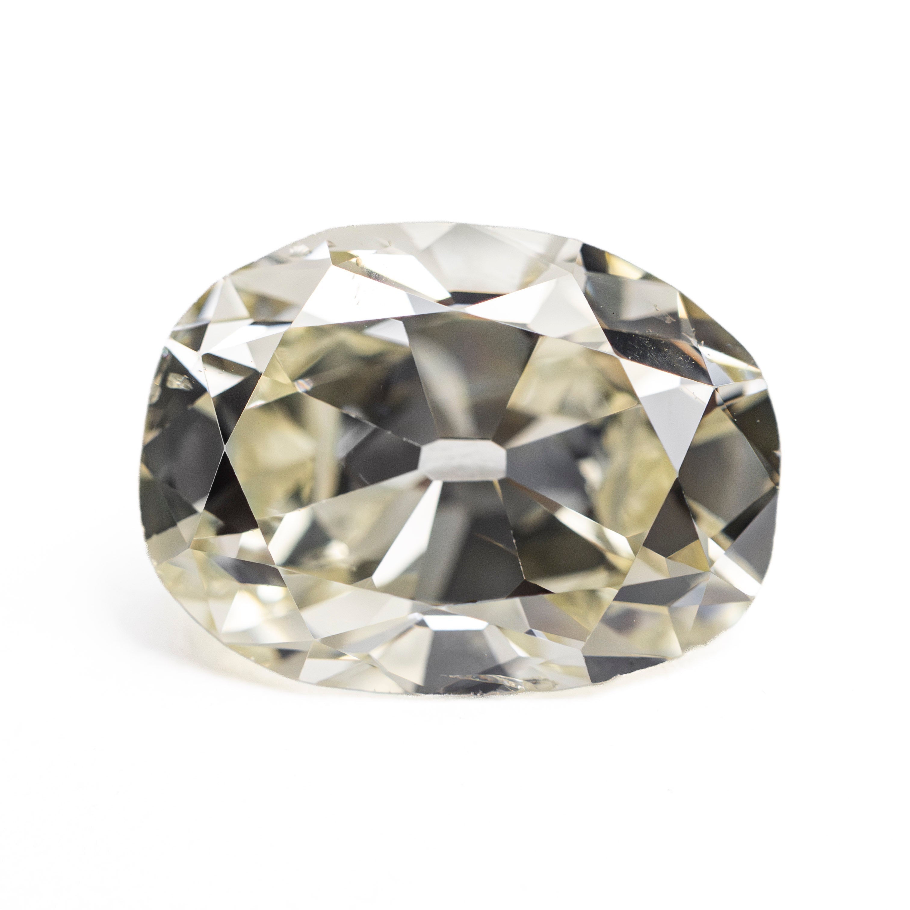 4.01ct 11.66x8.63x5.65mm GIA SI1 S Antique Old Mine Cut 28034-01 - Lelya - bespoke engagement and wedding rings made in Scotland, UK