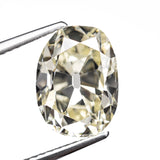 4.01ct 11.66x8.63x5.65mm GIA SI1 S Antique Old Mine Cut 28034-01 - Lelya - bespoke engagement and wedding rings made in Scotland, UK