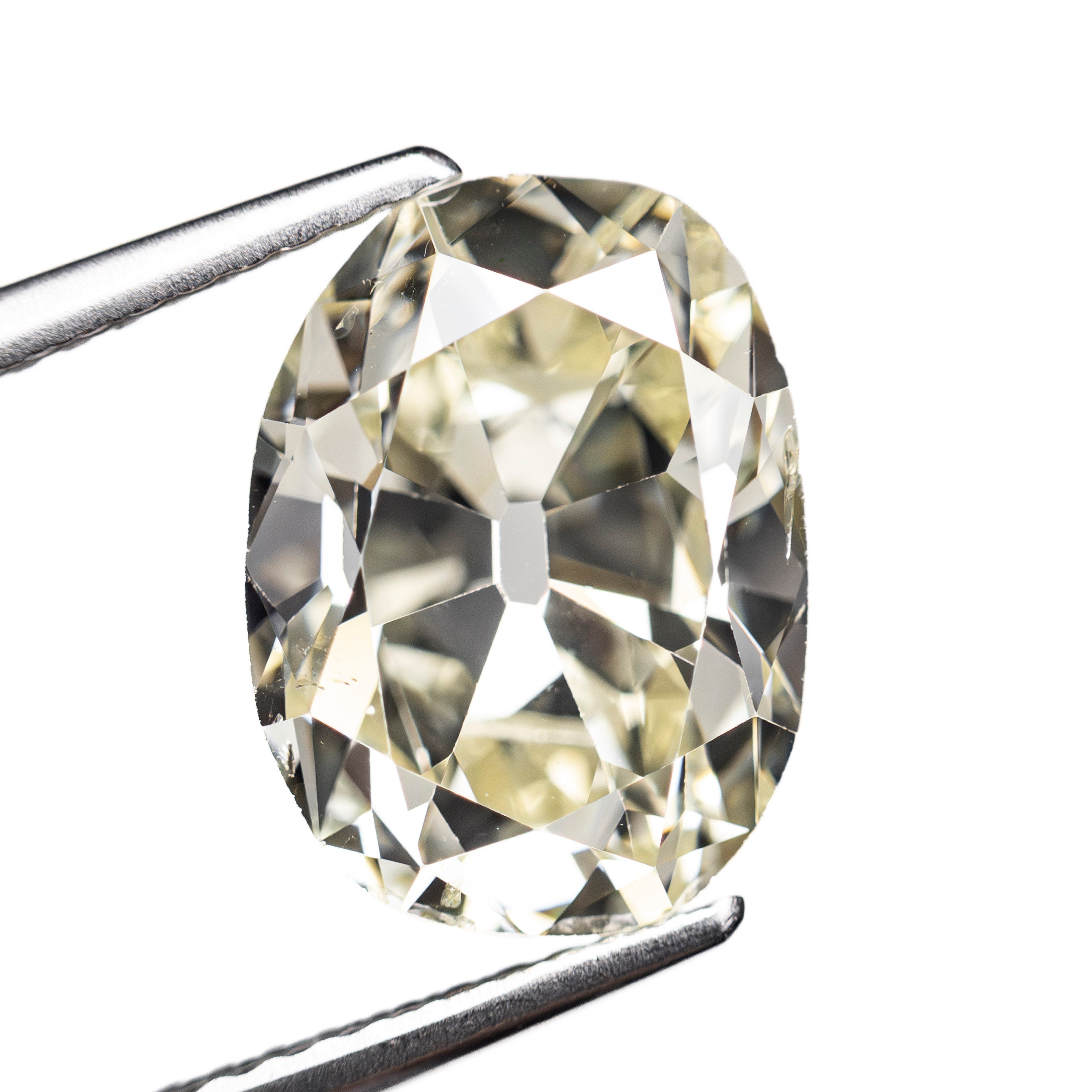 4.01ct 11.66x8.63x5.65mm GIA SI1 S Antique Old Mine Cut 28034-01 - Lelya - bespoke engagement and wedding rings made in Scotland, UK