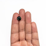 4.02ct 9.60x9.61x6.36mm Round Brilliant Sapphire 26625 - 04 - Lelya - bespoke engagement and wedding rings made in Scotland, UK