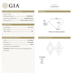 4.06ct 15.98x10.69x5.12mm GIA SI2 I Lozenge Step Cut 28010-01 - Lelya - bespoke engagement and wedding rings made in Scotland, UK