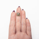4.38ct 9.52x9.43x4.10mm Square Rosecut 19622-06 - Lelya - bespoke engagement and wedding rings made in Scotland, UK