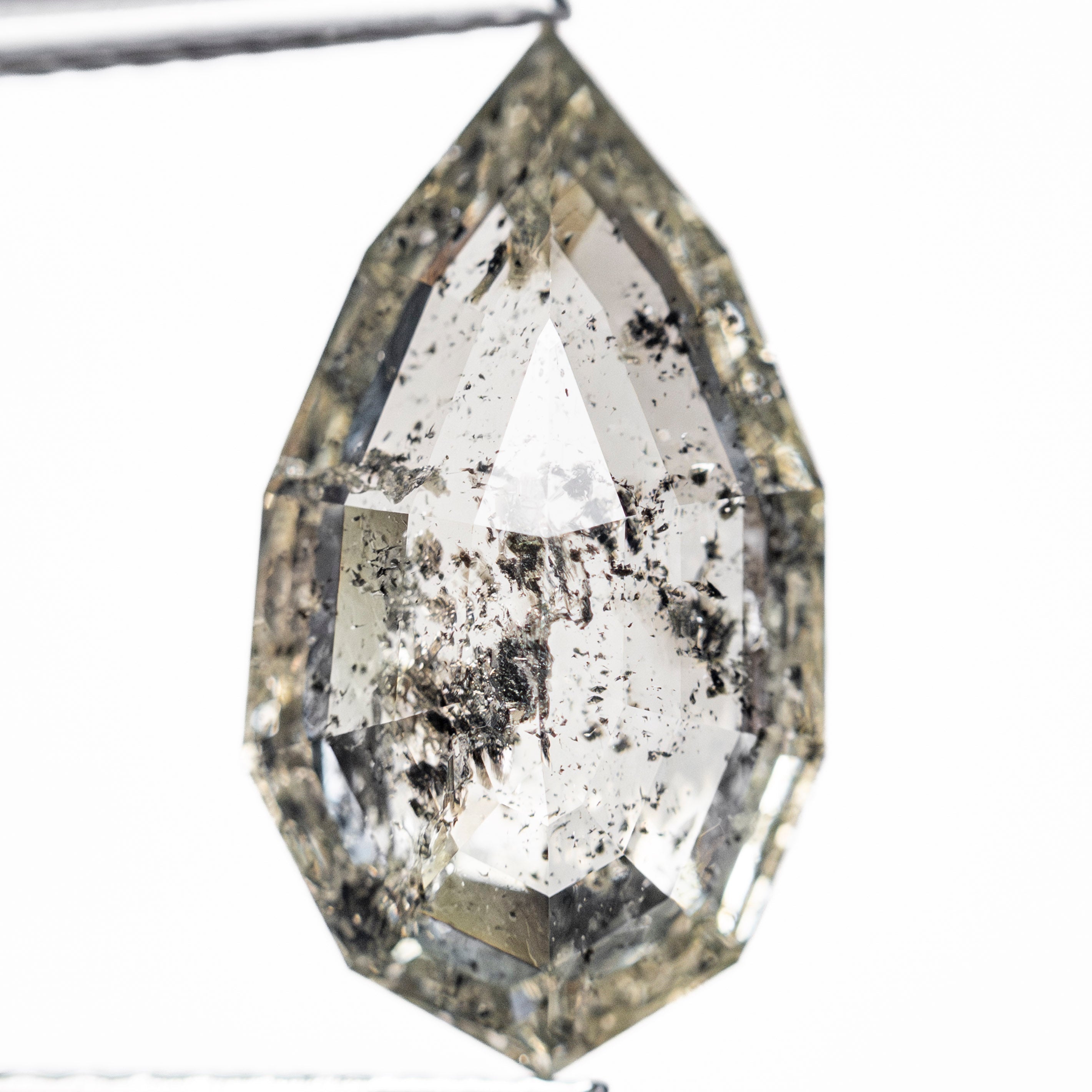 4.51ct 15.61x8.55x4.64mm Geo Pear Step Cut 27910 - 01 - Lelya - bespoke engagement and wedding rings made in Scotland, UK