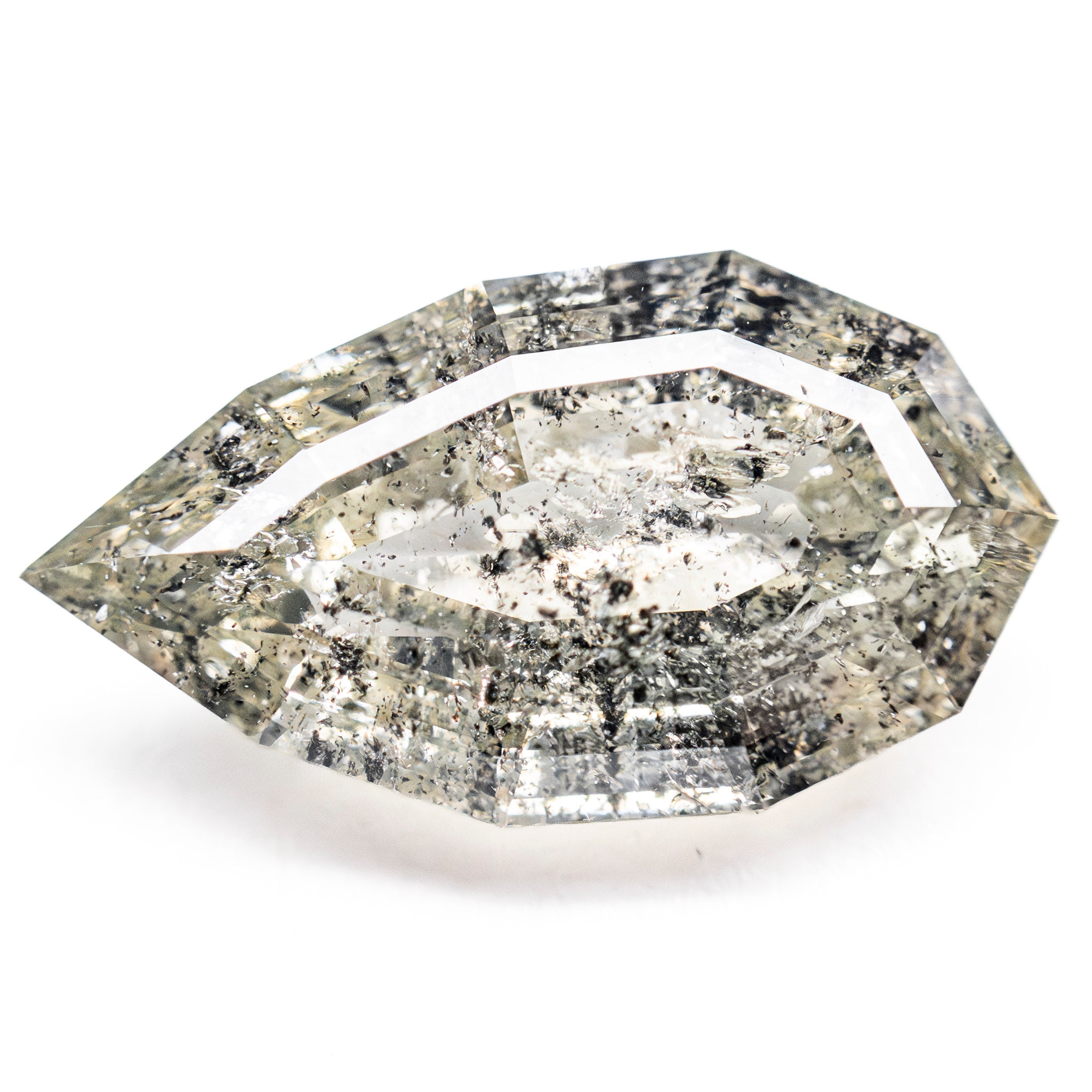 4.51ct 15.61x8.55x4.64mm Geo Pear Step Cut 27910 - 01 - Lelya - bespoke engagement and wedding rings made in Scotland, UK