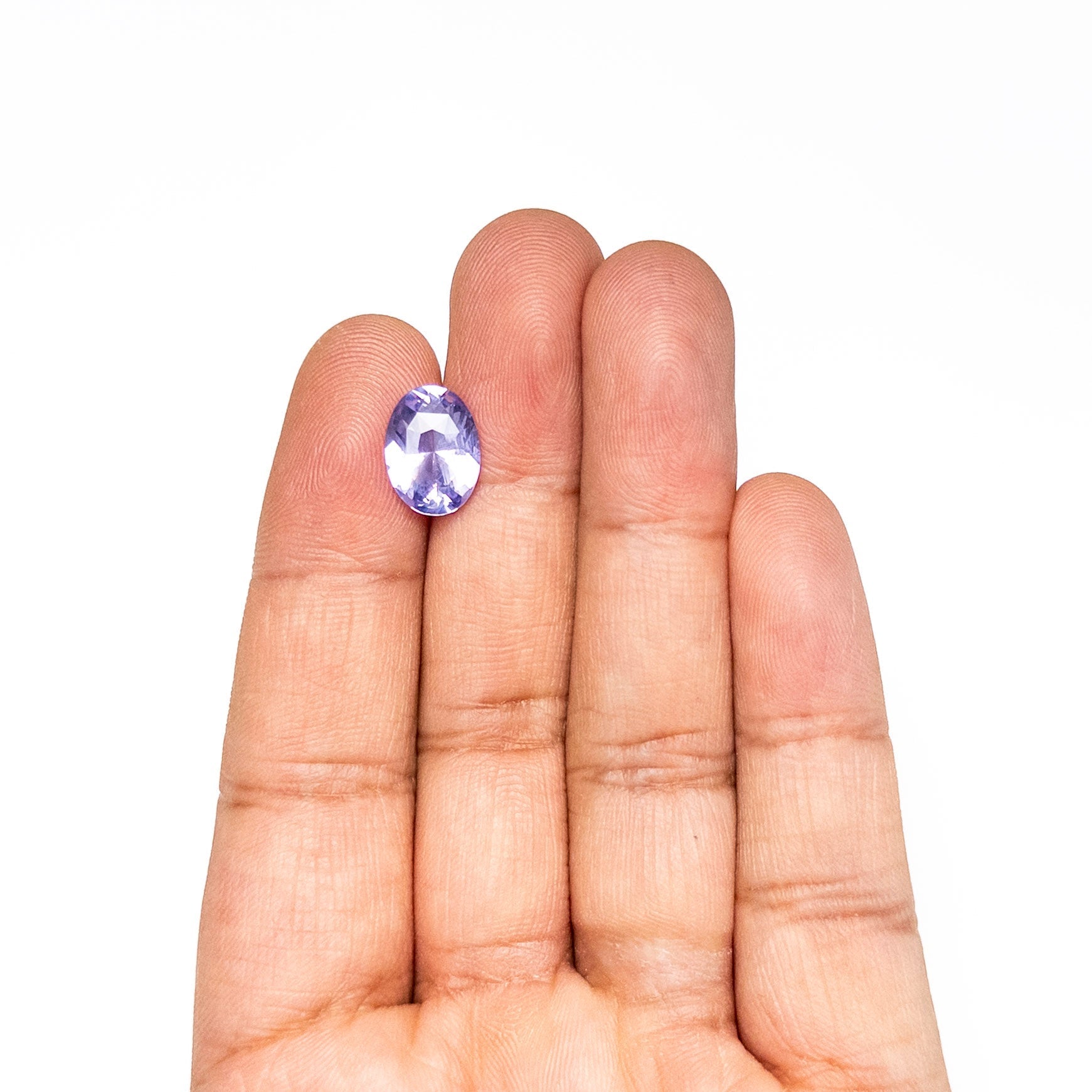4.55ct 12.34x9.09x5.23mm Oval Brilliant Sapphire 27493 - 01 - Lelya - bespoke engagement and wedding rings made in Scotland, UK