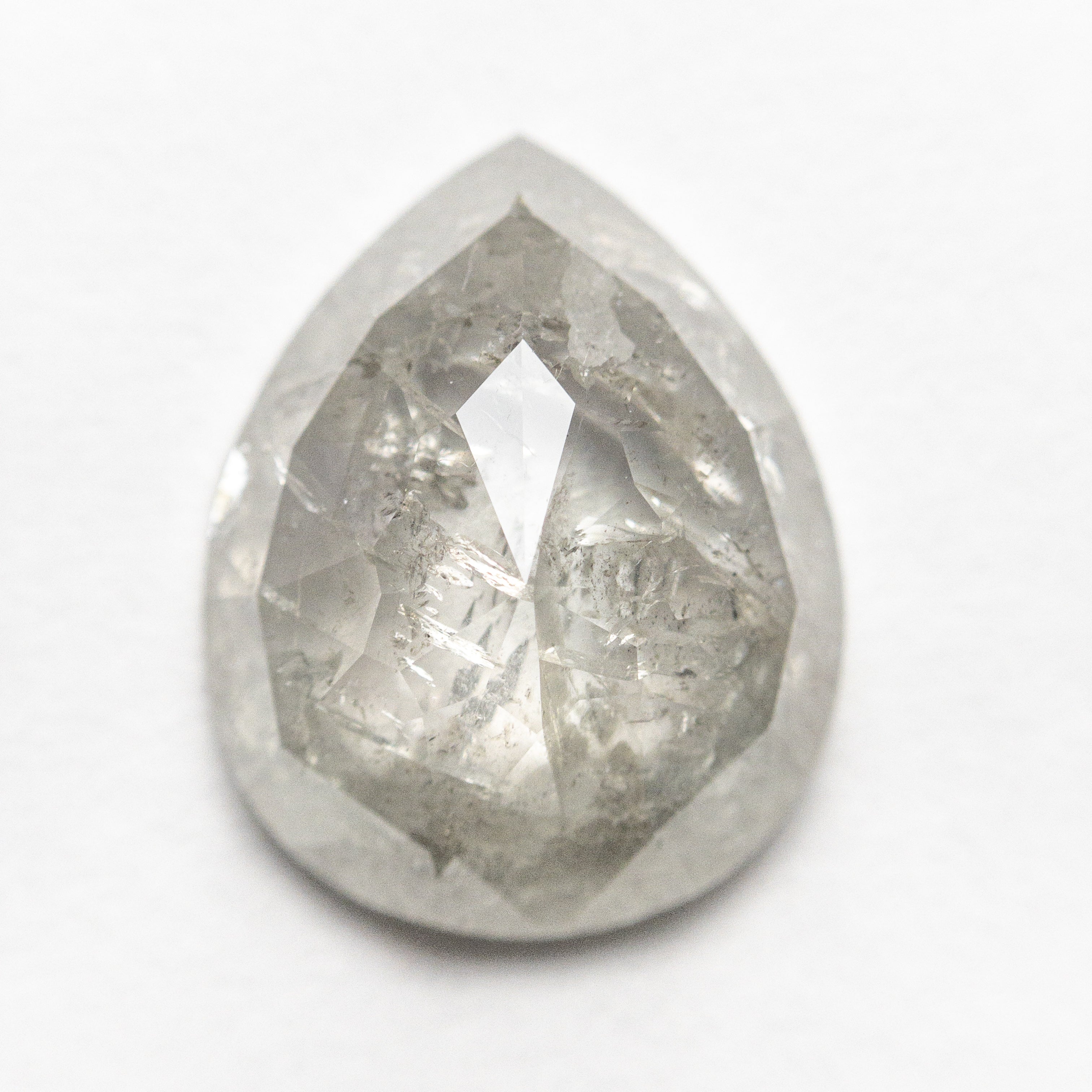 4.55ct 12.83x10.27x4.40mm Pear Rosecut 20001 - 07 - Lelya - bespoke engagement and wedding rings made in Scotland, UK