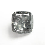4.61ct 9.25x9.14x5.80mm GIA I3 Fancy Grey Cushion Brilliant 18859 - 01 - Lelya - bespoke engagement and wedding rings made in Scotland, UK