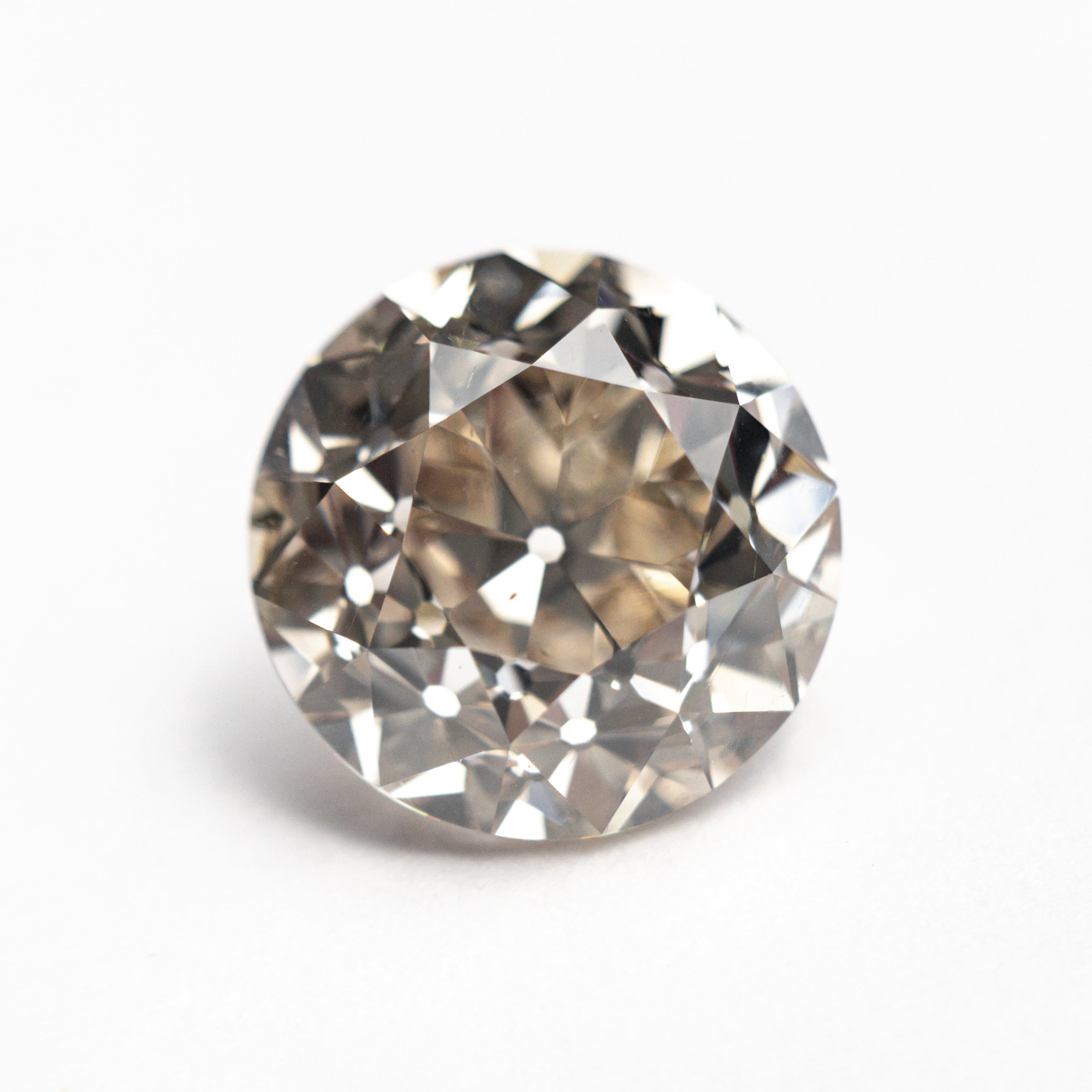 5.10ct 10.30x10.26x7.27mm GIA SI1 Q - R Modern Antique Old European Cut 27077 - 01 - Lelya - bespoke engagement and wedding rings made in Scotland, UK