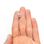 5.10ct 10.30x10.26x7.27mm GIA SI1 Q - R Modern Antique Old European Cut 27077 - 01 - Lelya - bespoke engagement and wedding rings made in Scotland, UK