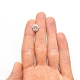 5.10ct 10.30x10.26x7.27mm GIA SI1 Q - R Modern Antique Old European Cut 27077 - 01 - Lelya - bespoke engagement and wedding rings made in Scotland, UK