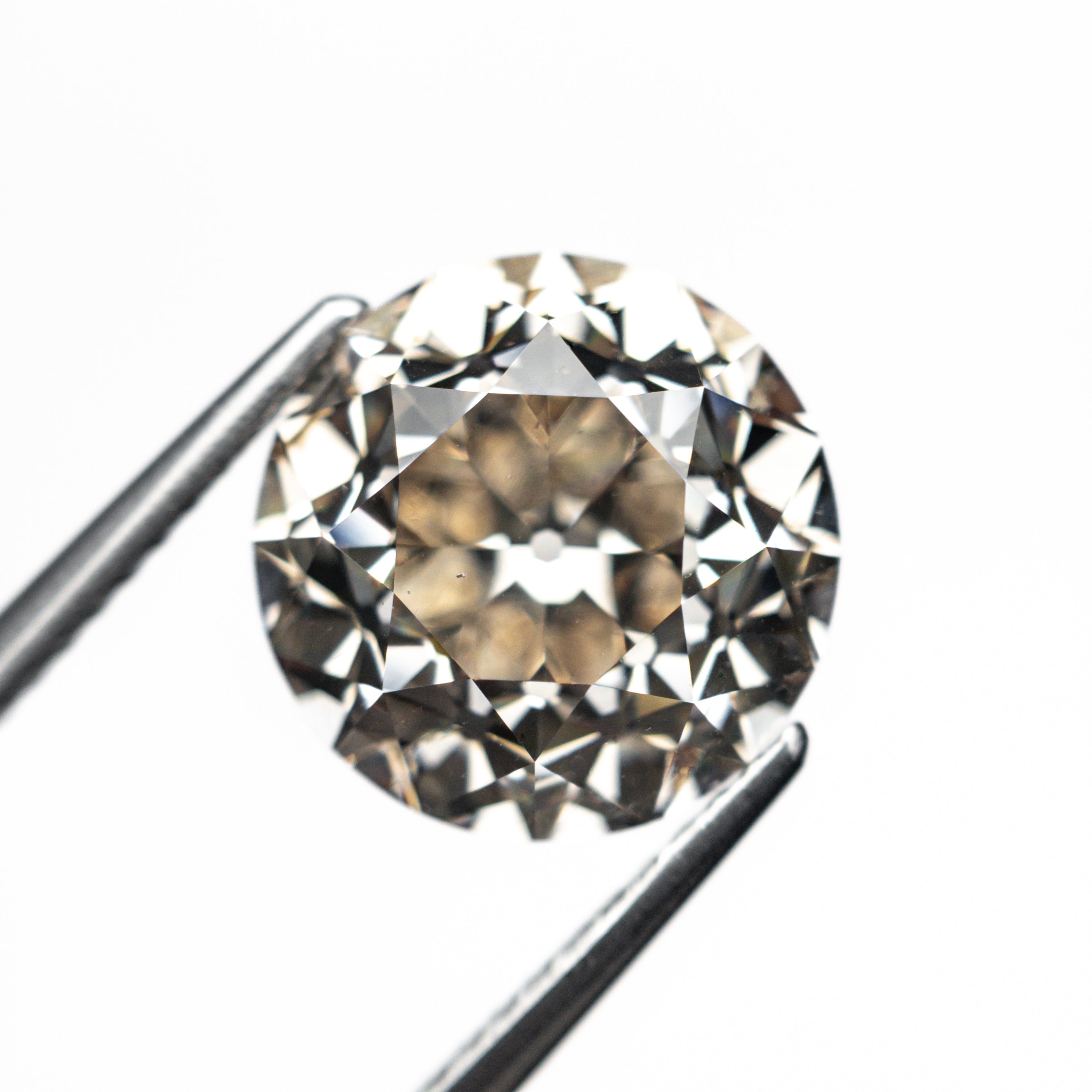 5.10ct 10.30x10.26x7.27mm GIA SI1 Q - R Modern Antique Old European Cut 27077 - 01 - Lelya - bespoke engagement and wedding rings made in Scotland, UK