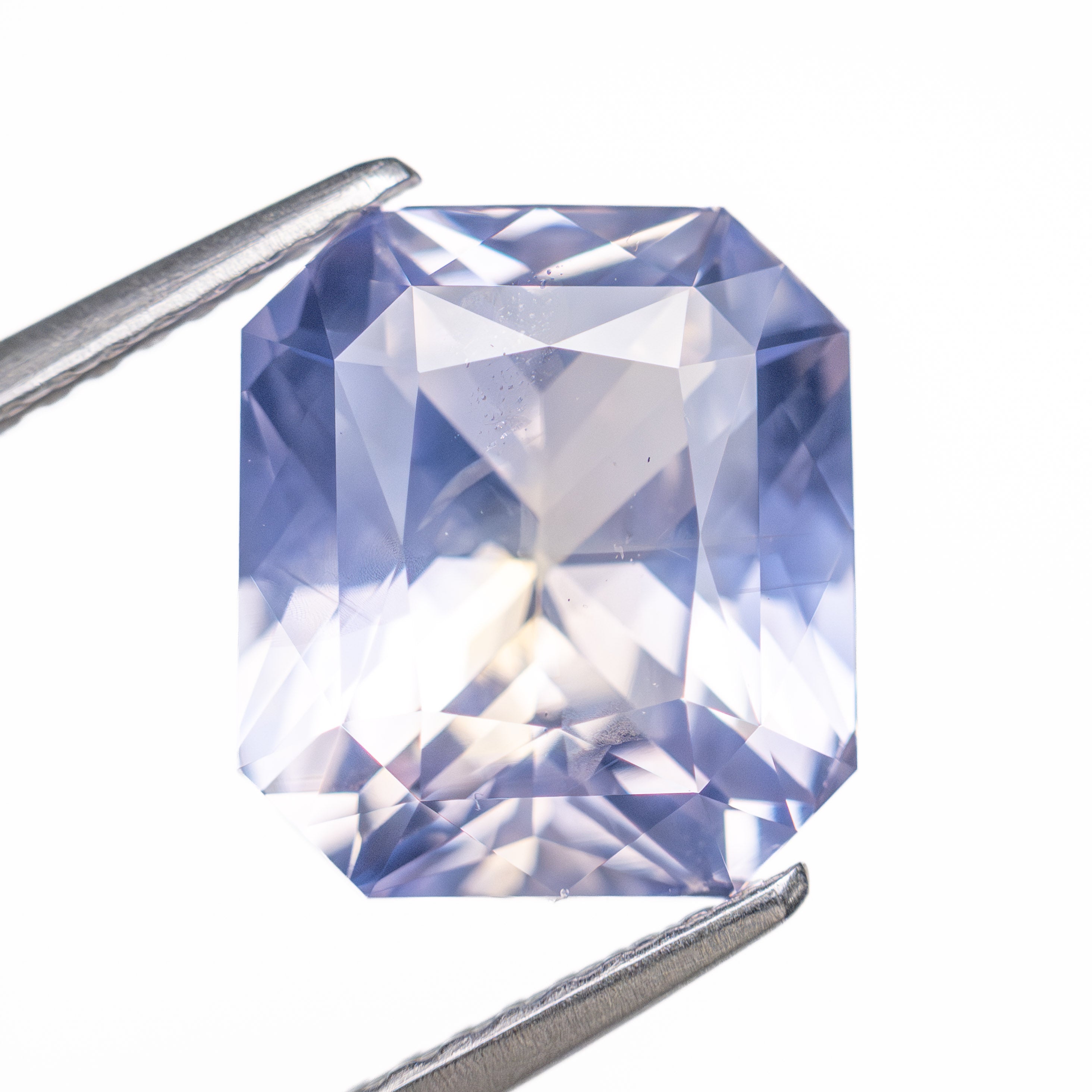 5.50ct 10.25x9.07x6.01mm Cut Corner Rectangle Brilliant Sapphire 25867 - 01 - Lelya - bespoke engagement and wedding rings made in Scotland, UK