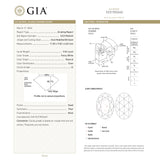 5.54ct 11.83x9.02x6.02mm GIA I2 Fancy White Modern Antique Oval Old Mine Cut 19722 - 01 - Lelya - bespoke engagement and wedding rings made in Scotland, UK