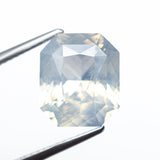 6.50ct 11.04x9.49x6.57mm Cut Corner Rectangle Brilliant Sapphire 26390 - 01 - Lelya - bespoke engagement and wedding rings made in Scotland, UK