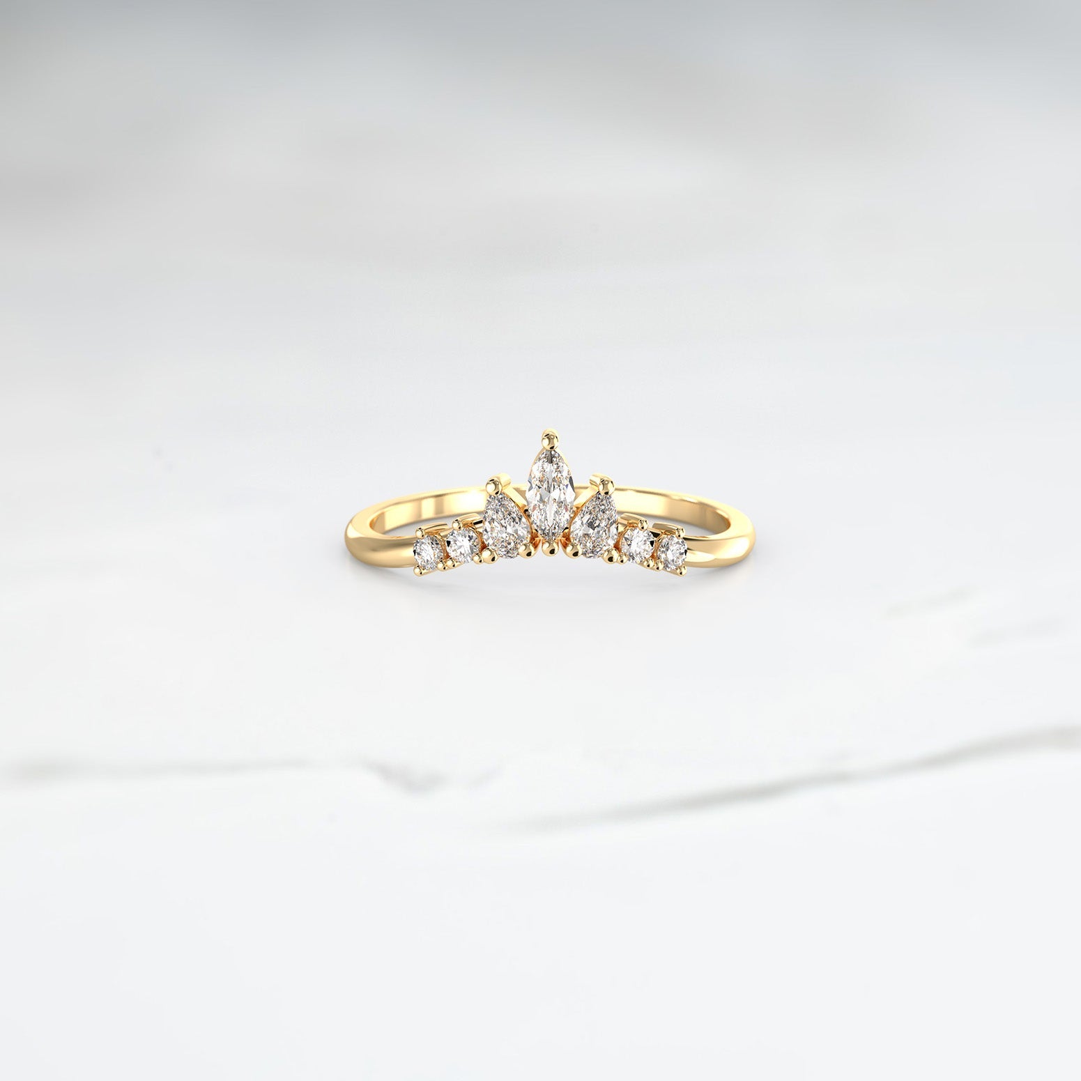 Crown of Staffa - Lelya - bespoke engagement and wedding rings made in Scotland, UK