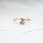 Customisable Frost Band - Lelya - bespoke engagement and wedding rings made in Scotland, UK