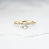 Customisable Ice Band - Lelya - bespoke engagement and wedding rings made in Scotland, UK