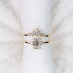 Diamond Maia Triad Ring - Lelya - bespoke engagement and wedding rings made in Scotland, UK