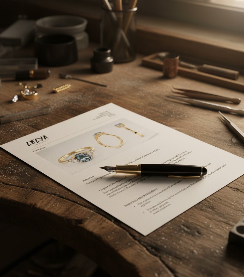 Lelya In - House Jewellery Appraisal - Lelya - bespoke engagement and wedding rings made in Scotland, UK