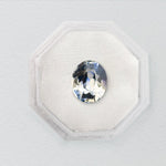 1.16ct Parti Blue-Yellow Oval Brilliant Sapphire - Lelya - bespoke engagement and wedding rings made in Scotland, UK