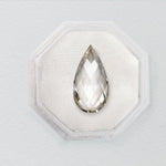 2.12ct Champagne French Modern Pear Cut Diamond (VS) - Lelya - bespoke engagement and wedding rings made in Scotland, UK