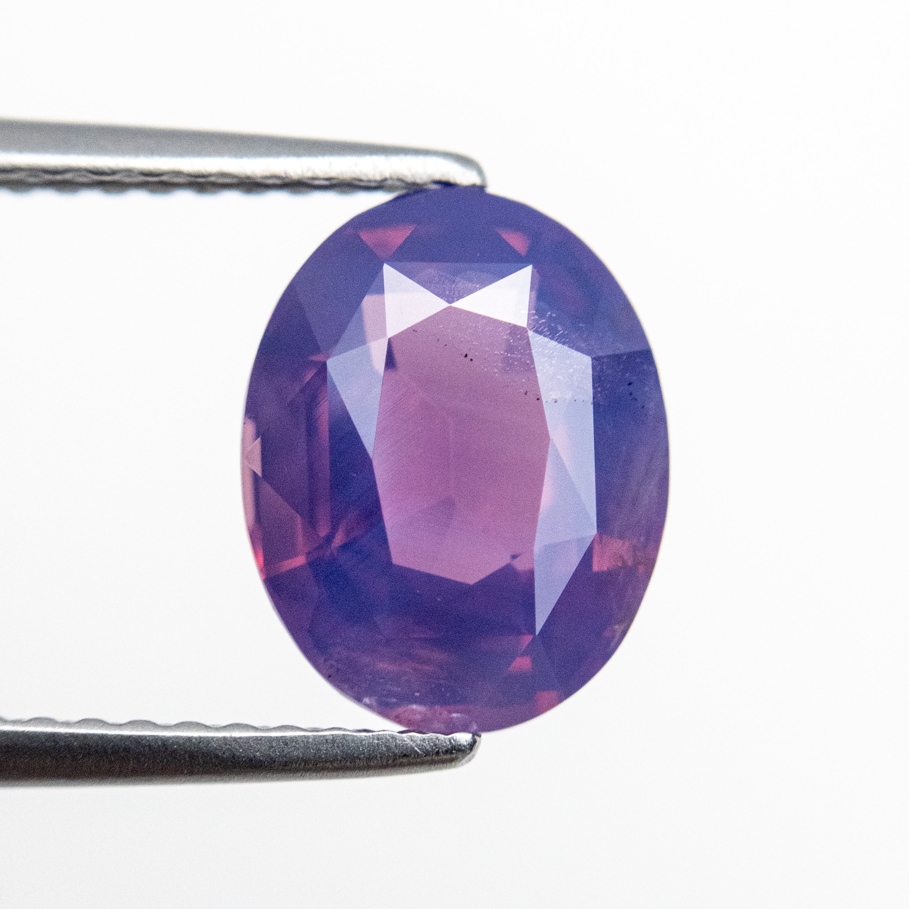 3.04ct Purple Oval Brilliant Sapphire - Lelya - bespoke engagement and wedding rings made in Scotland, UK