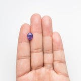 3.04ct Purple Oval Brilliant Sapphire - Lelya - bespoke engagement and wedding rings made in Scotland, UK